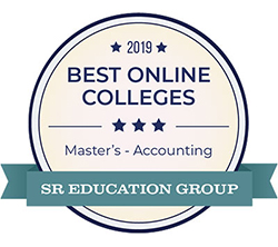 2019 Best online colleges award for Master's-Accounting