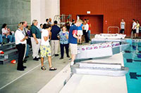 Boat race start line