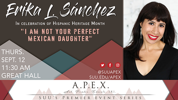 Erika L. Sánchez "I am not your perfect Mexican daughter"
