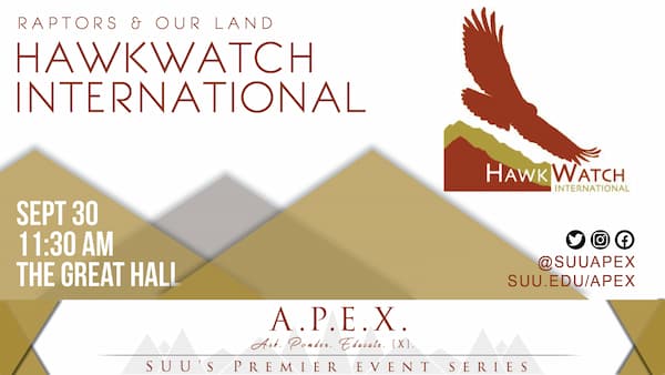 Raptors &amp; Our Land - HawkWatch International - APEX September 30, 2021
