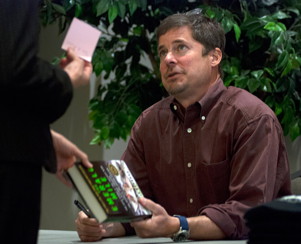 Kevin Fedarko having a book signing 11
