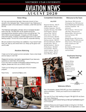 August 2020 Newsletter