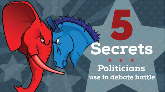 5 secrets politicians use in debate battles