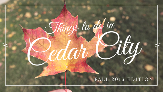 Things to do in cedar city poster