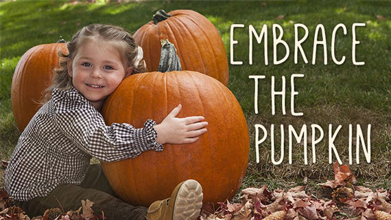 Embrace the pumpkin