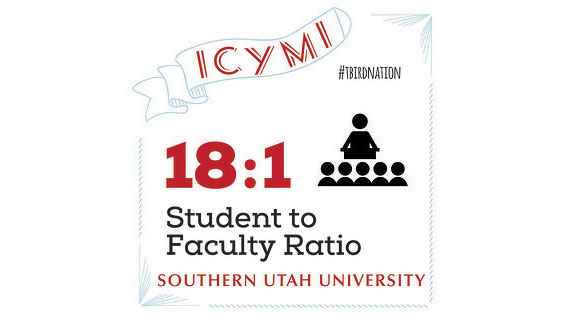 18:1 student faculty ratio poster
