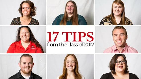 17 tips from the class of 2017