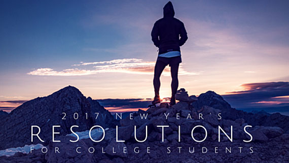 2017 new years resolutions for college students