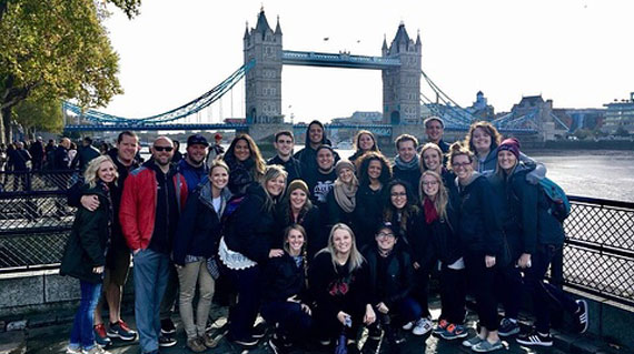 London Study Abroad group