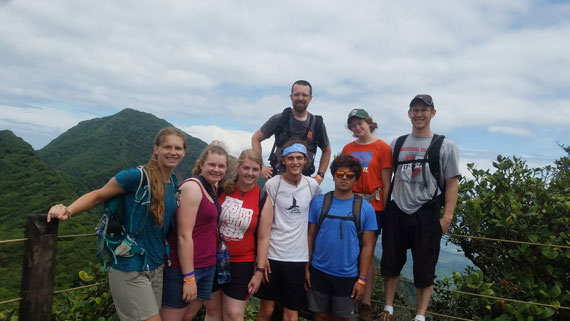 Biology/Geology students in Nicaragua