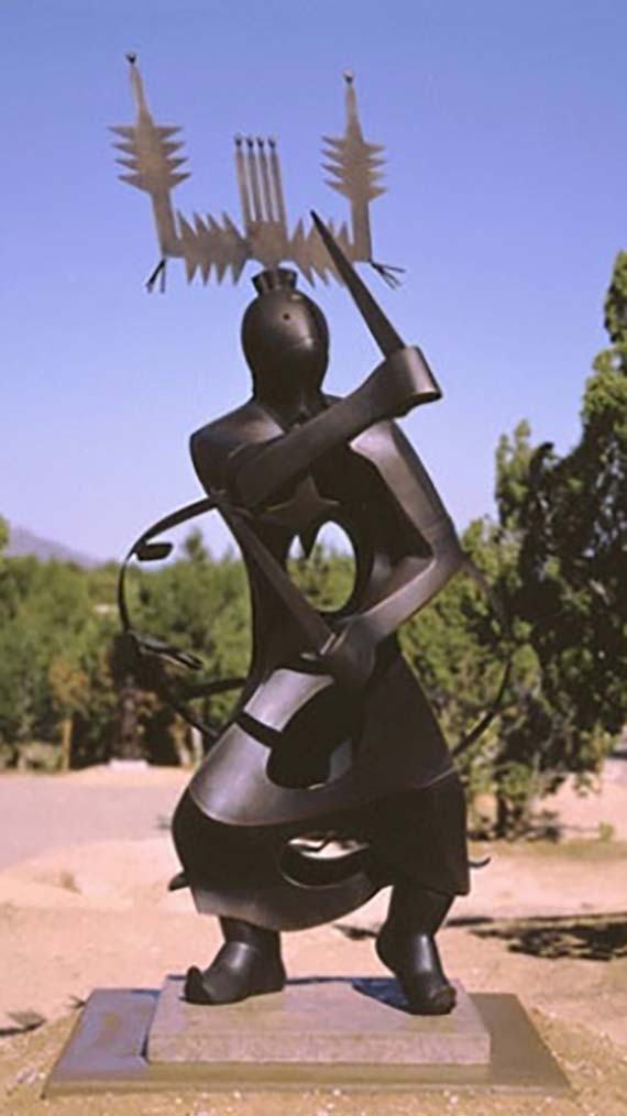 Abstract Crown Dancer ll (italicized), 1991, bronze (edition of 12)