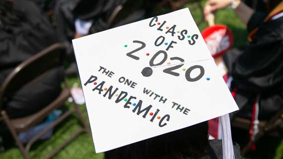 COVID grad cap ideas