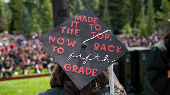 Teacher grad cap ideas