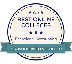 2019 Best online colleges award for Bachelor's-Accounting