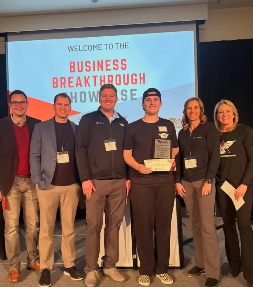 Most Innovative Offer Award winner receiving award