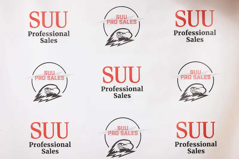 SUU Professional Sales repeating logo pattern 35
