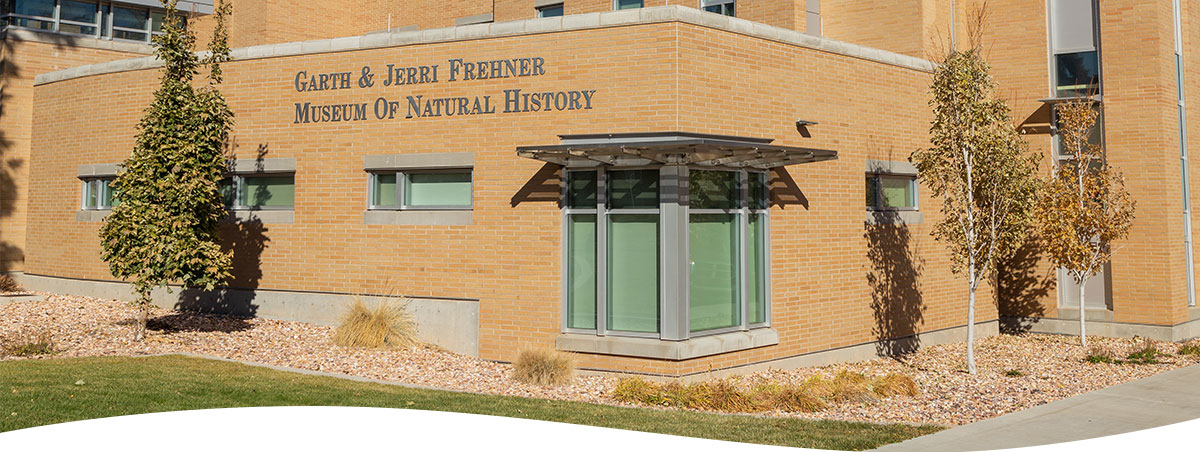 Outdoor shot of the Garth and Jerri Frehner Museum of Natural History 