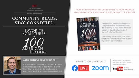 Favorite Scriptures of 100 American Leaders with author Mike Winder