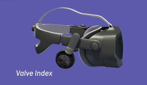 Side profile of the Valve Index