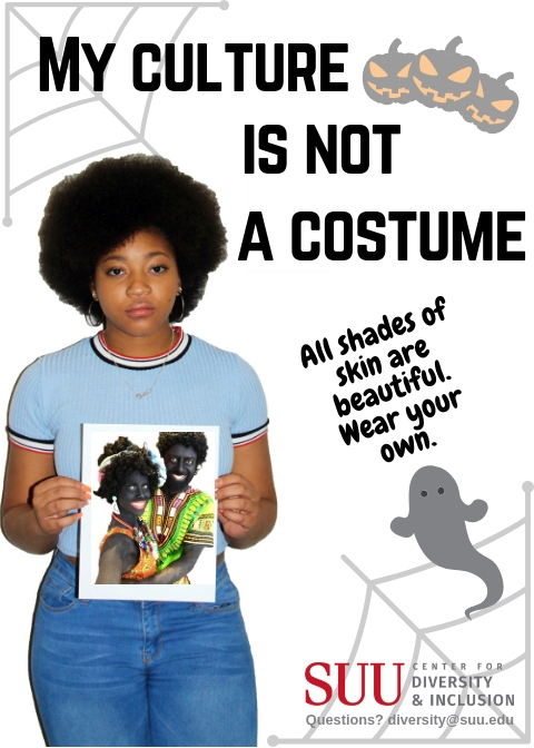 My culture is not a costume. All shades of skin are beautiful. Wear your own.