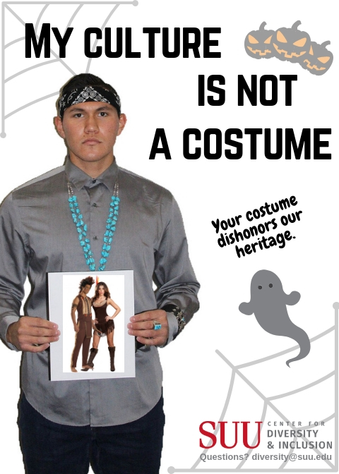 My culture is not a costume. Your costume dishonors our heritage.