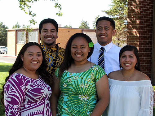 Members of the Pacific Islander Student Association Club