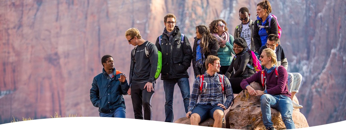 SUU Students at Zion's National Park