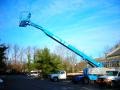 Aerial lift in use