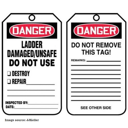 Danger tags