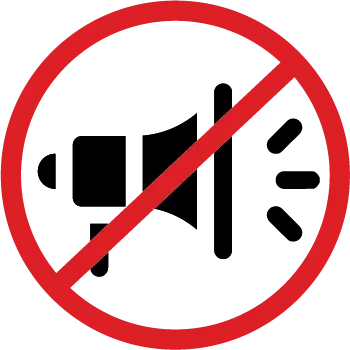 No Artificial Noise Makers