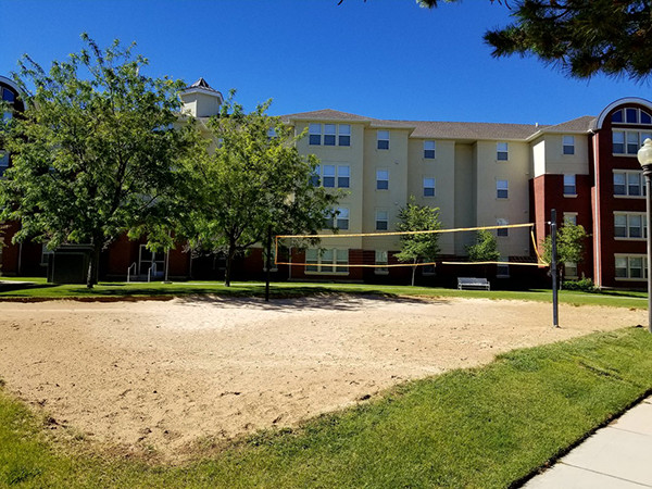 Sandy Volleyball Court