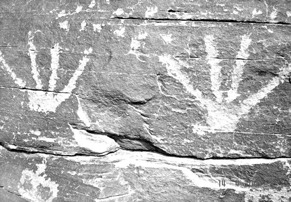 Photo of ancient drawings in stone