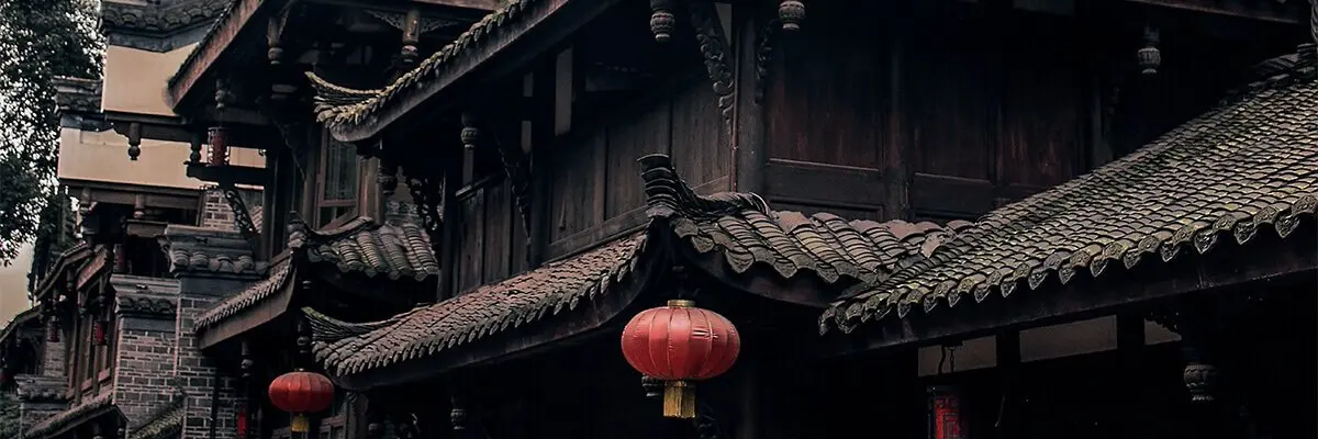 Black and Brown Wooden Houses