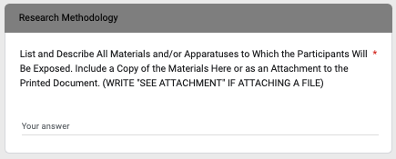 Section 4 Materials Apparatuses