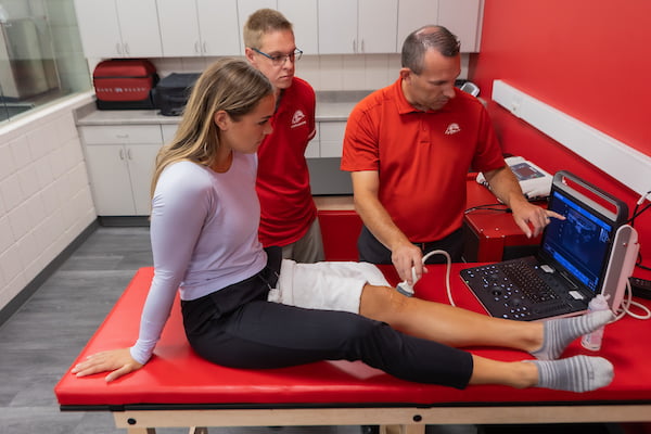 Master's of Athletic Training students at SUU get hands-on experience and real-world work.
