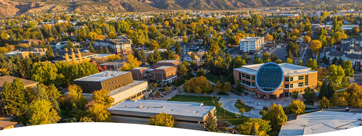 Aerial View of SUU's campus