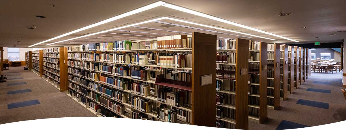 Book Shelves in Library