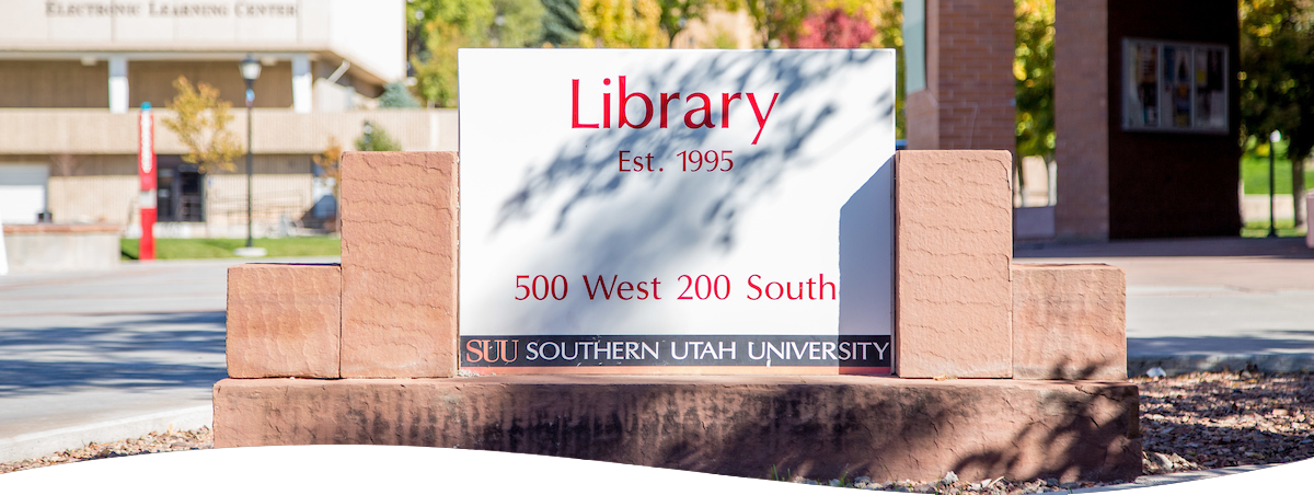 Library history banner