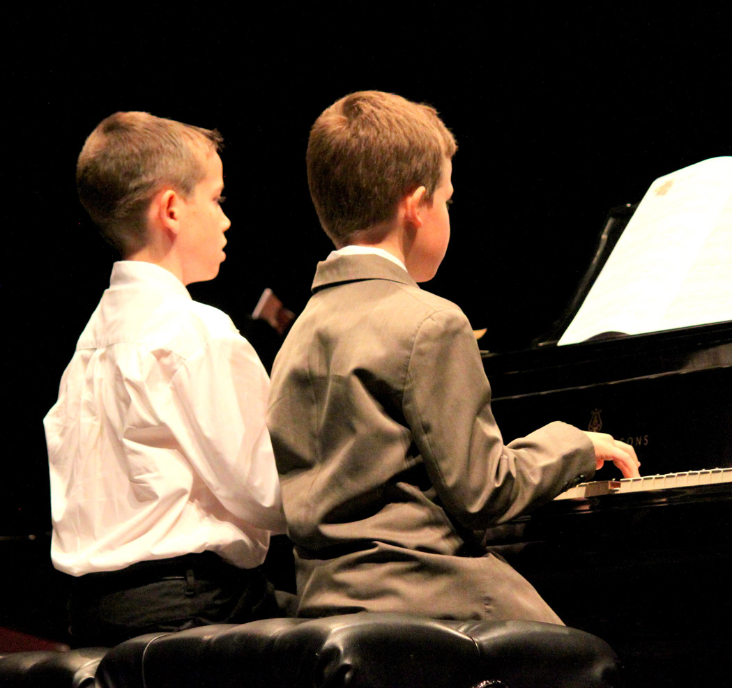 Young pianists perform at annual Piano Monster Concert.