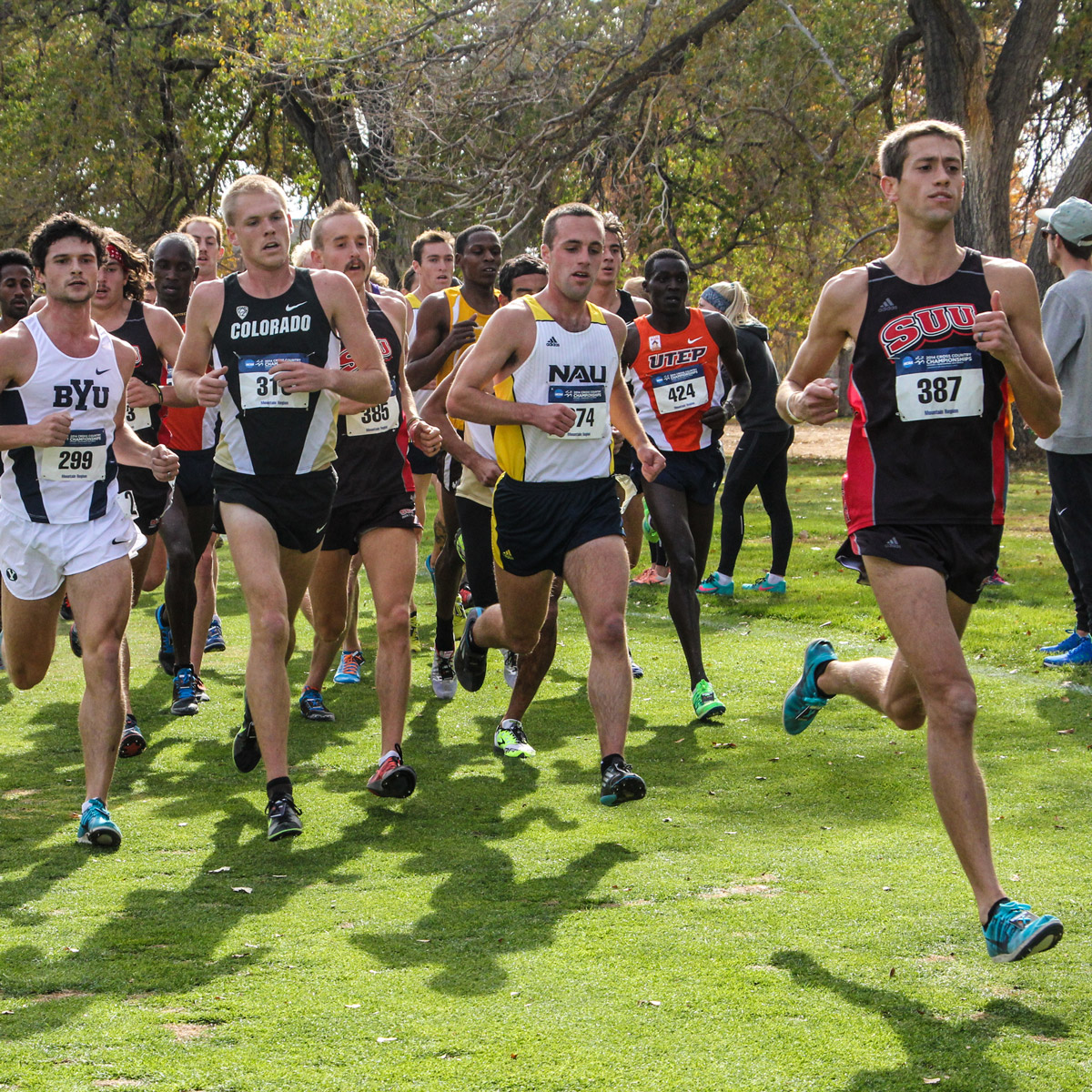 Nate Jewkes races at 2014 Mountain Regional Championships.