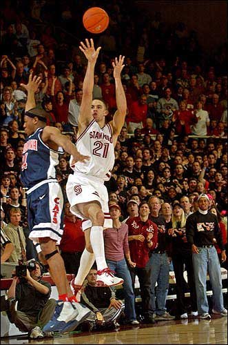 SUU basketball coach with buzzer beater in 2004 against Arizona Wildcats. 