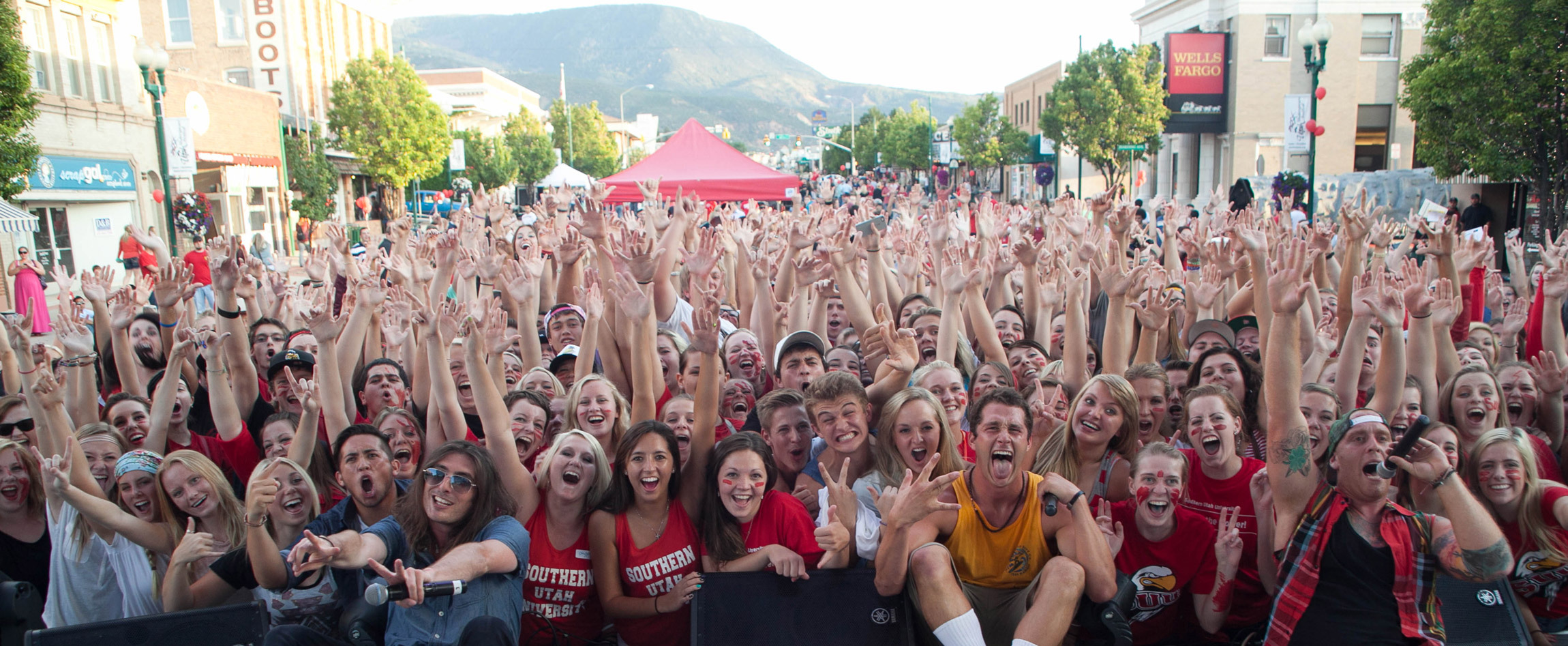 SUU's student event, Paint the Town red