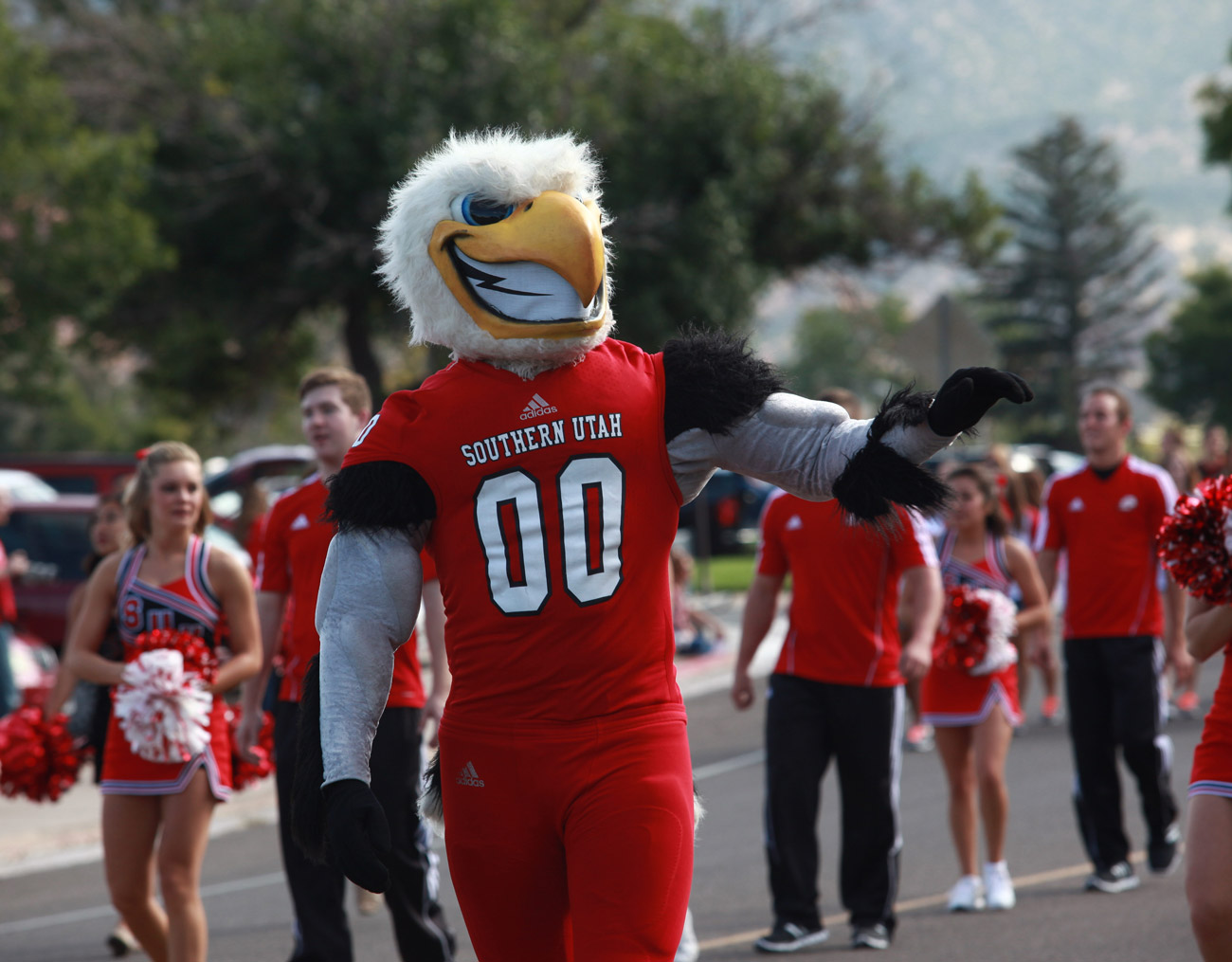 2015 SUU homecoming, Thor during annual parade