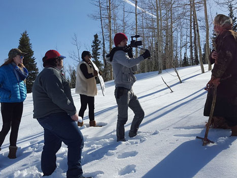 students receive intense on-location film production experience