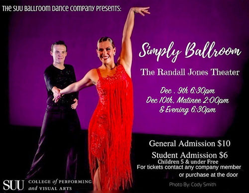 SUU Ballroom Dance Company Poster