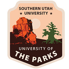trademark logo university parks outdoor school