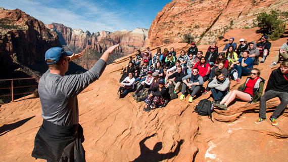 college higher education general eds program zion national park