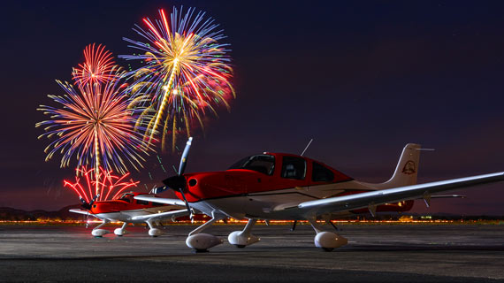 Fireworks and Airplanes