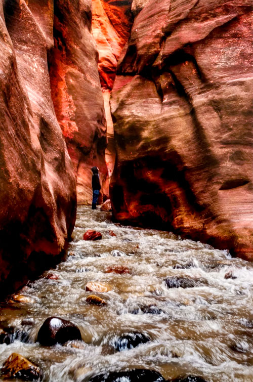 Michelle Gray photography of a southern Utah slot canyon