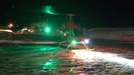 Aviation Helicopter pictures at night